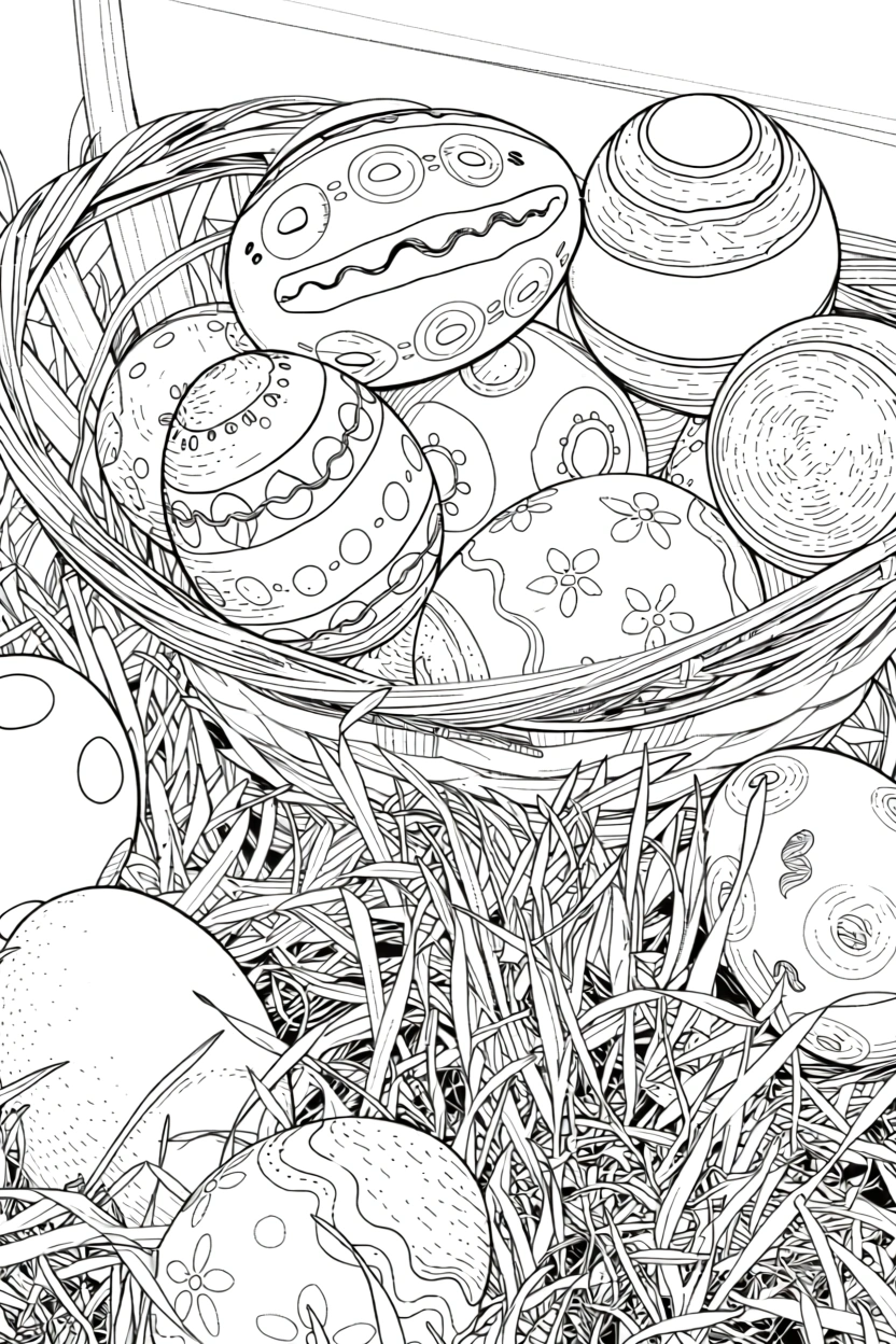 easter bunny coloring pages - coloring pages for kids