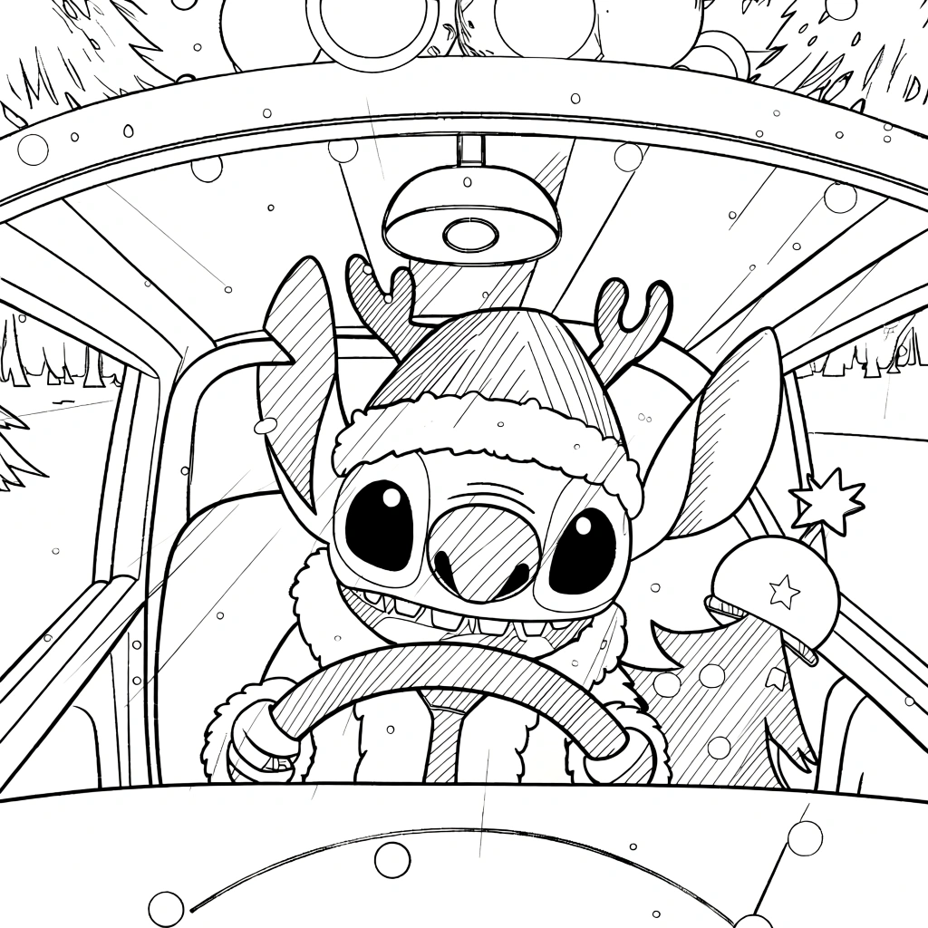 lilo and stitch coloring page - adult coloring pages