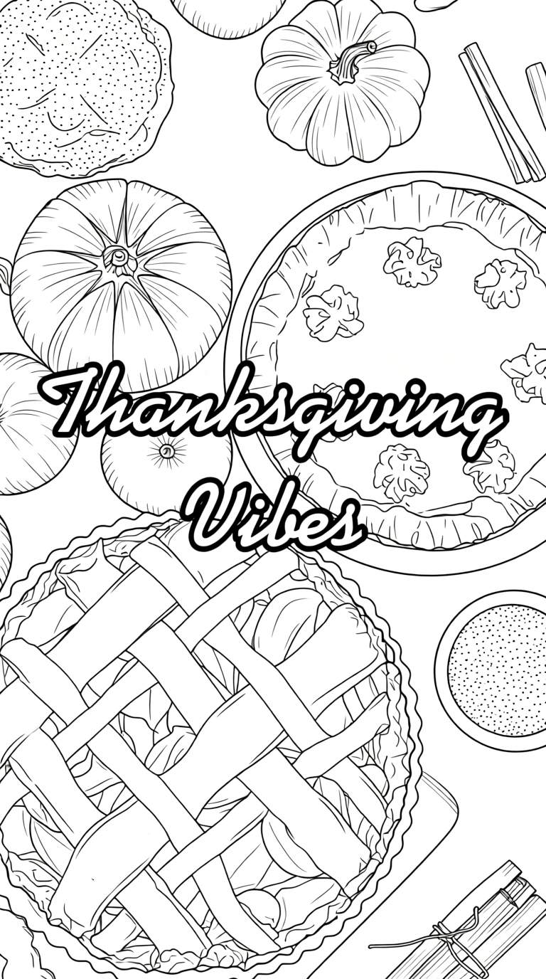 thanksgiving coloring page - coloring books