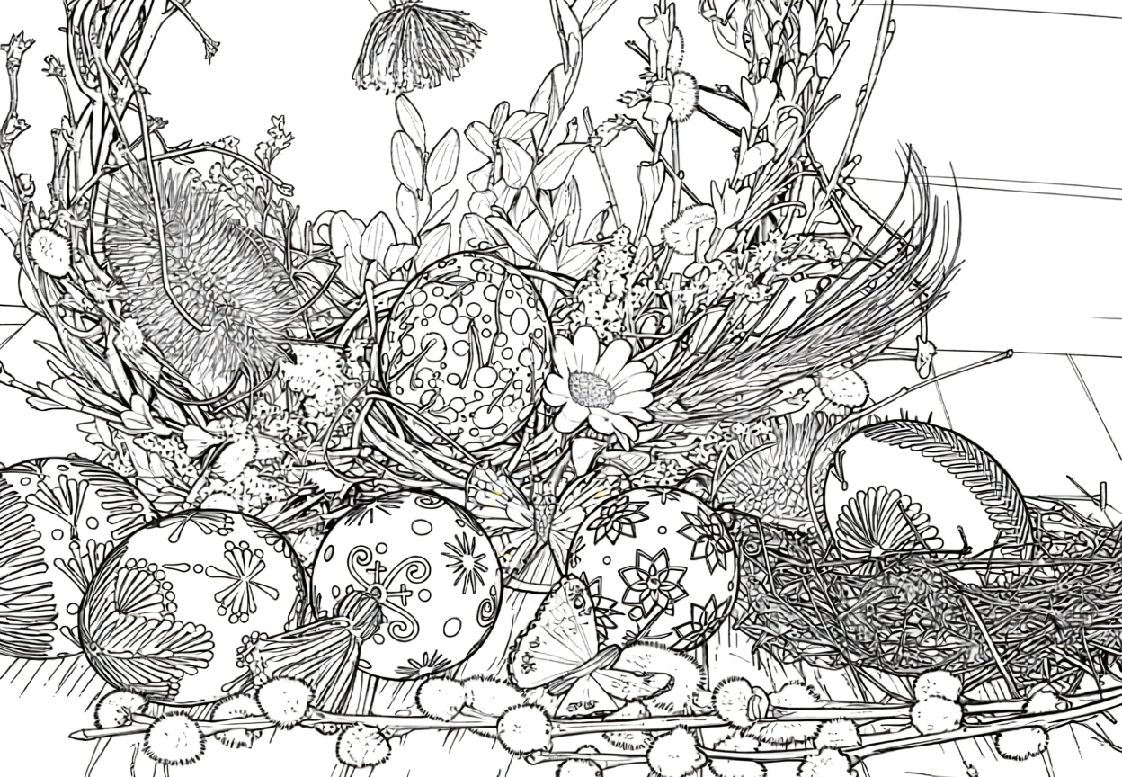 coloring pages easter - coloring page