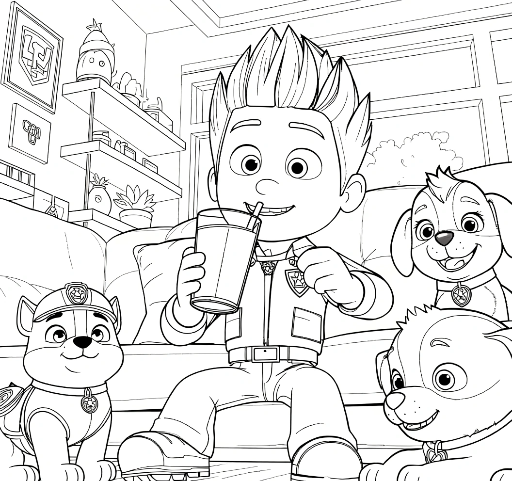 paw patrol coloring pages - free coloring pages for kids