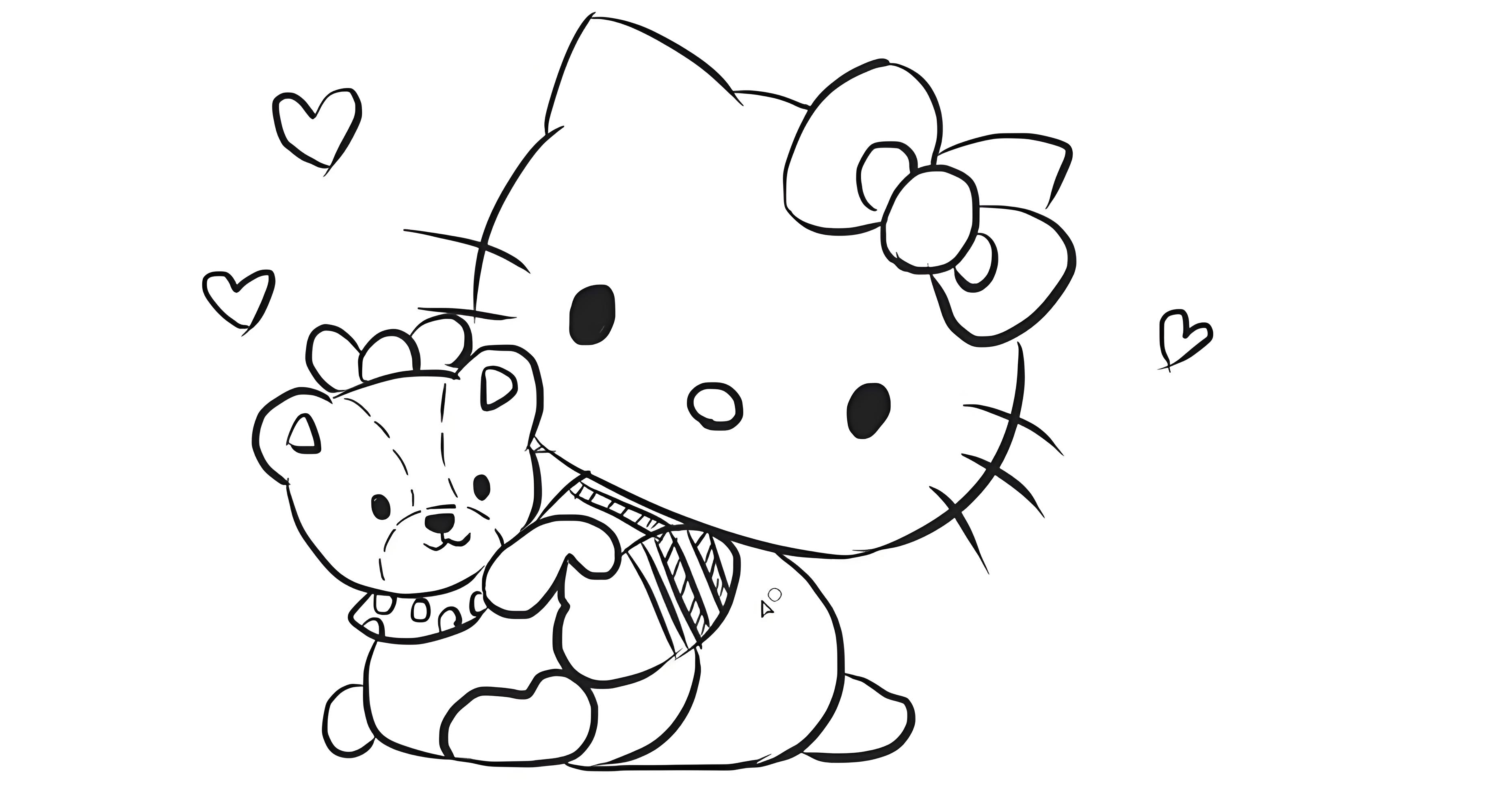 hello kitty printable coloring pages - crayola coloring pages