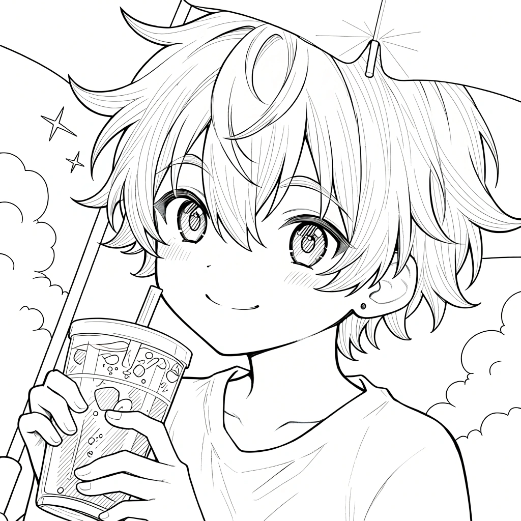 summer color pages - cute coloring pages