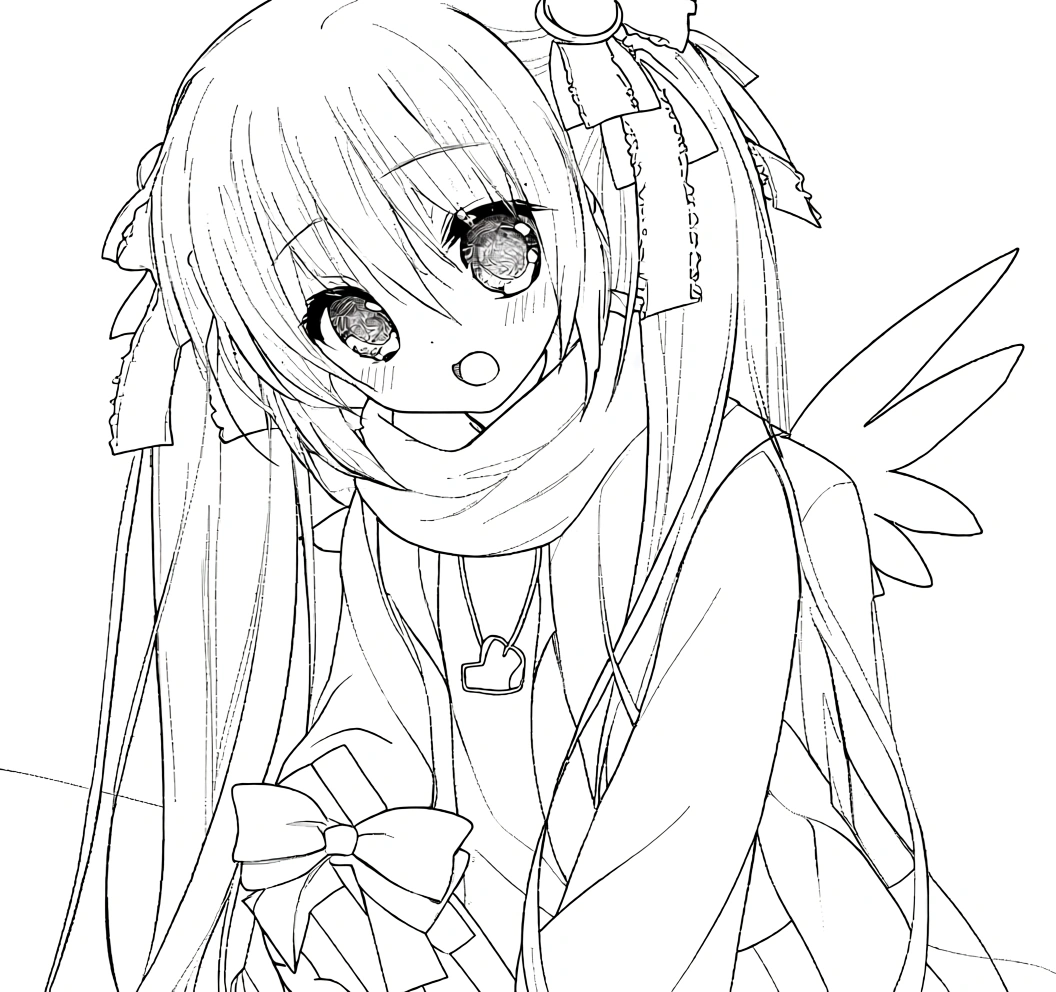 anime girl coloring pages - coloring books