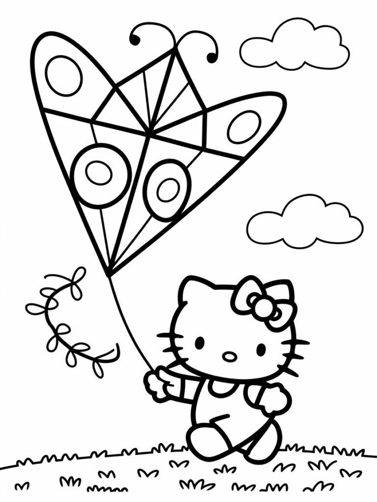 hello kitty printable coloring pages - printable coloring pages for kids