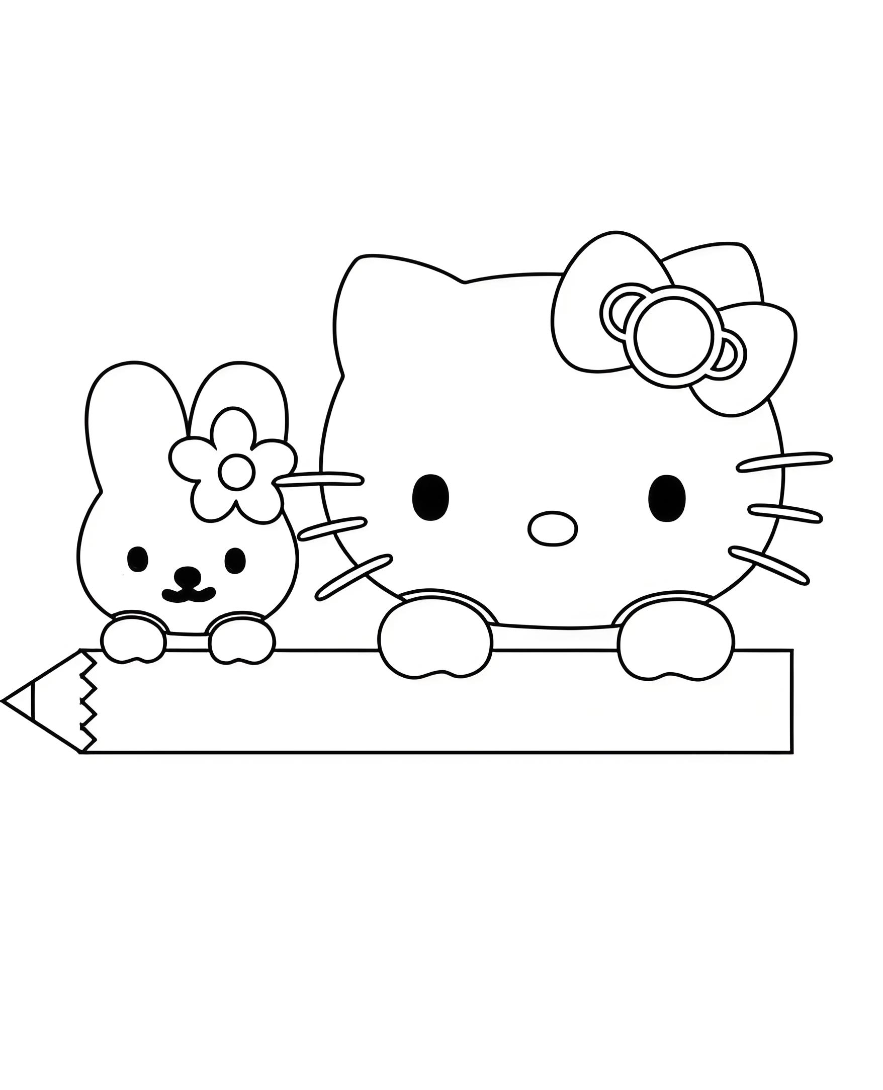 coloring pages printable hello kitty - coloring page for kids