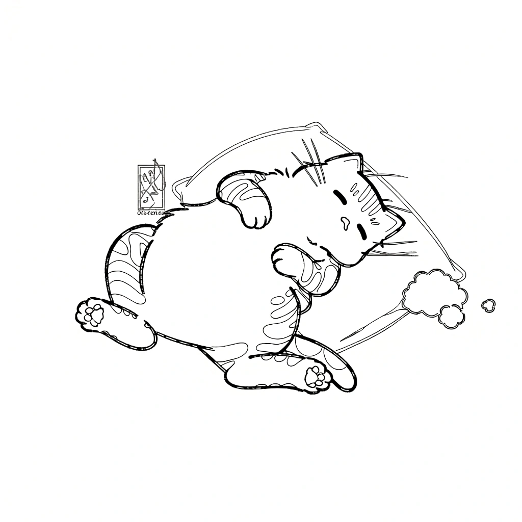 cat coloring pages - adult coloring books