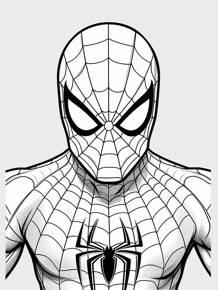 spiderman printable coloring pages - coloring pages for adults