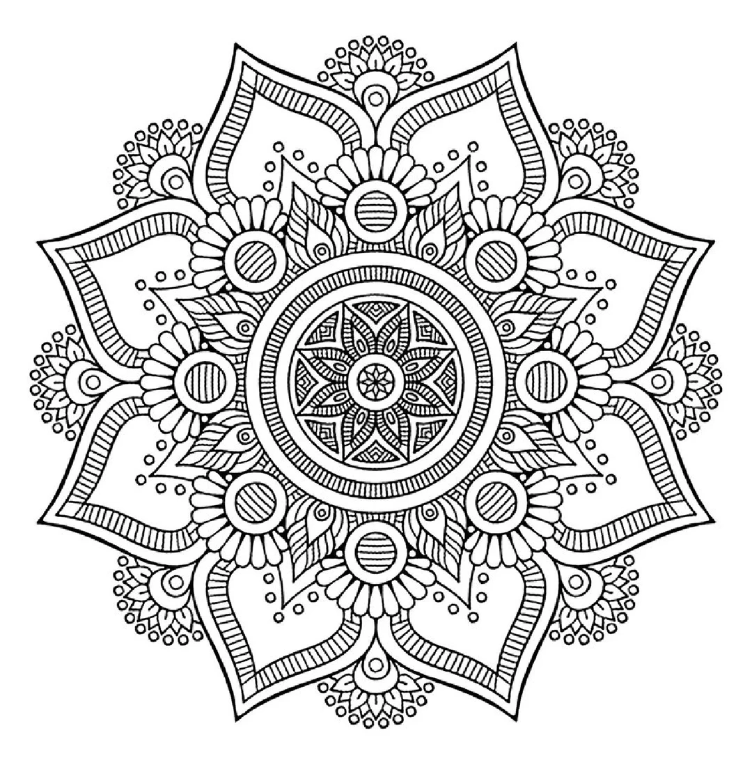 monday mandala coloring pages - coloring pages