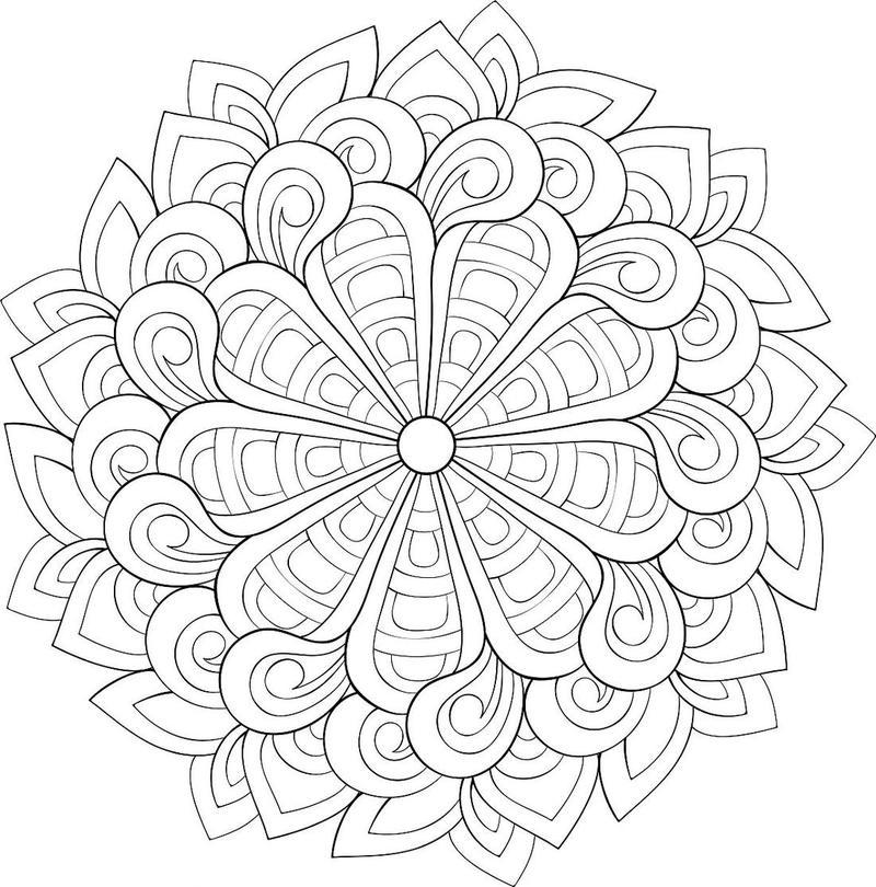 mandala coloring page - free coloring pages for kids