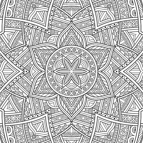 mandala coloring page - cute coloring pages
