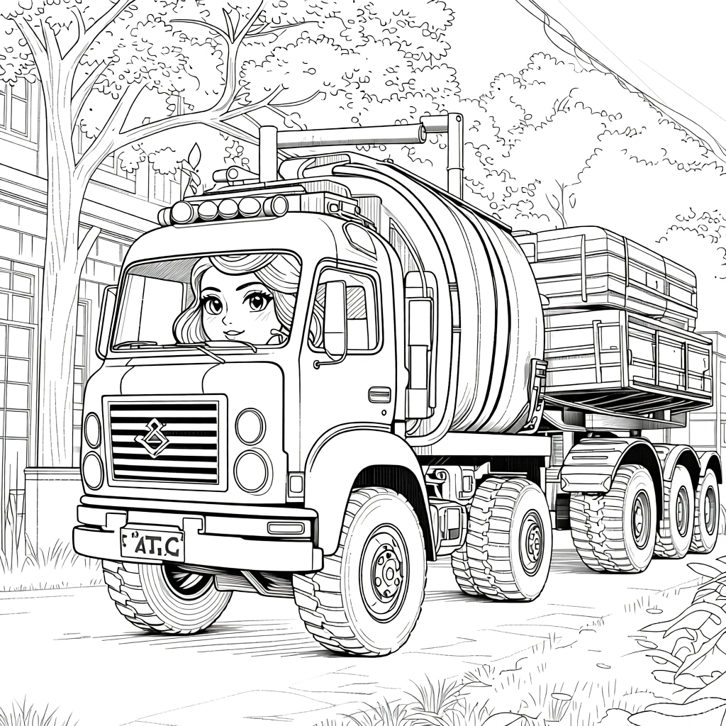 monster truck coloring page - free printable coloring pages