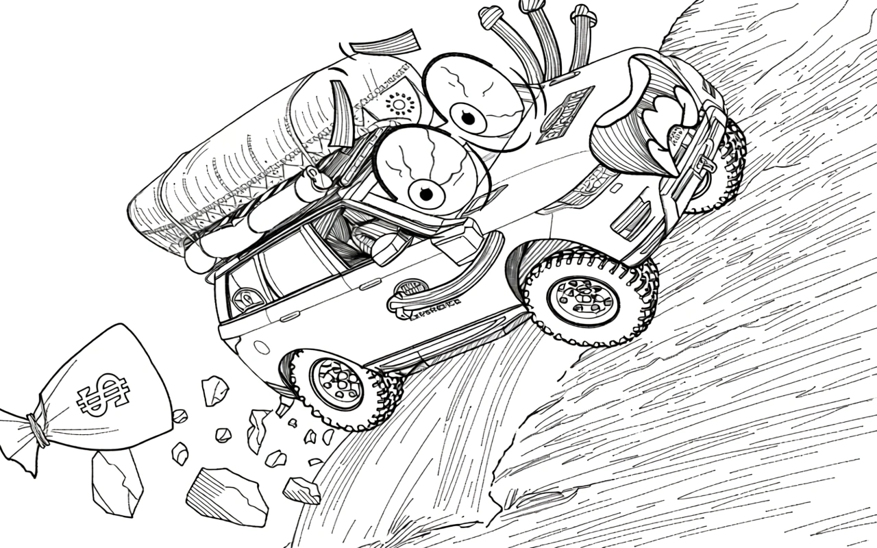 monster truck coloring pages - coloring pages for adults