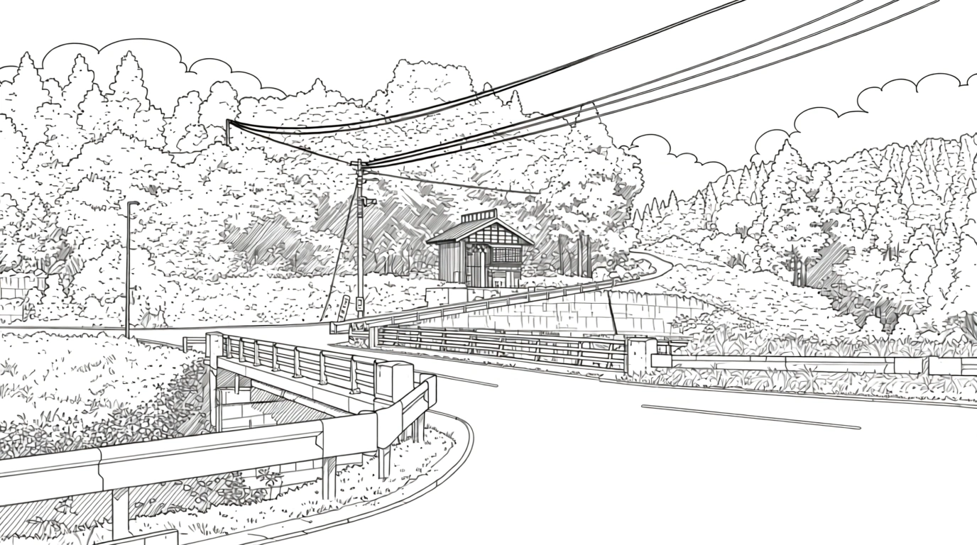 anime coloring page - cute coloring pages