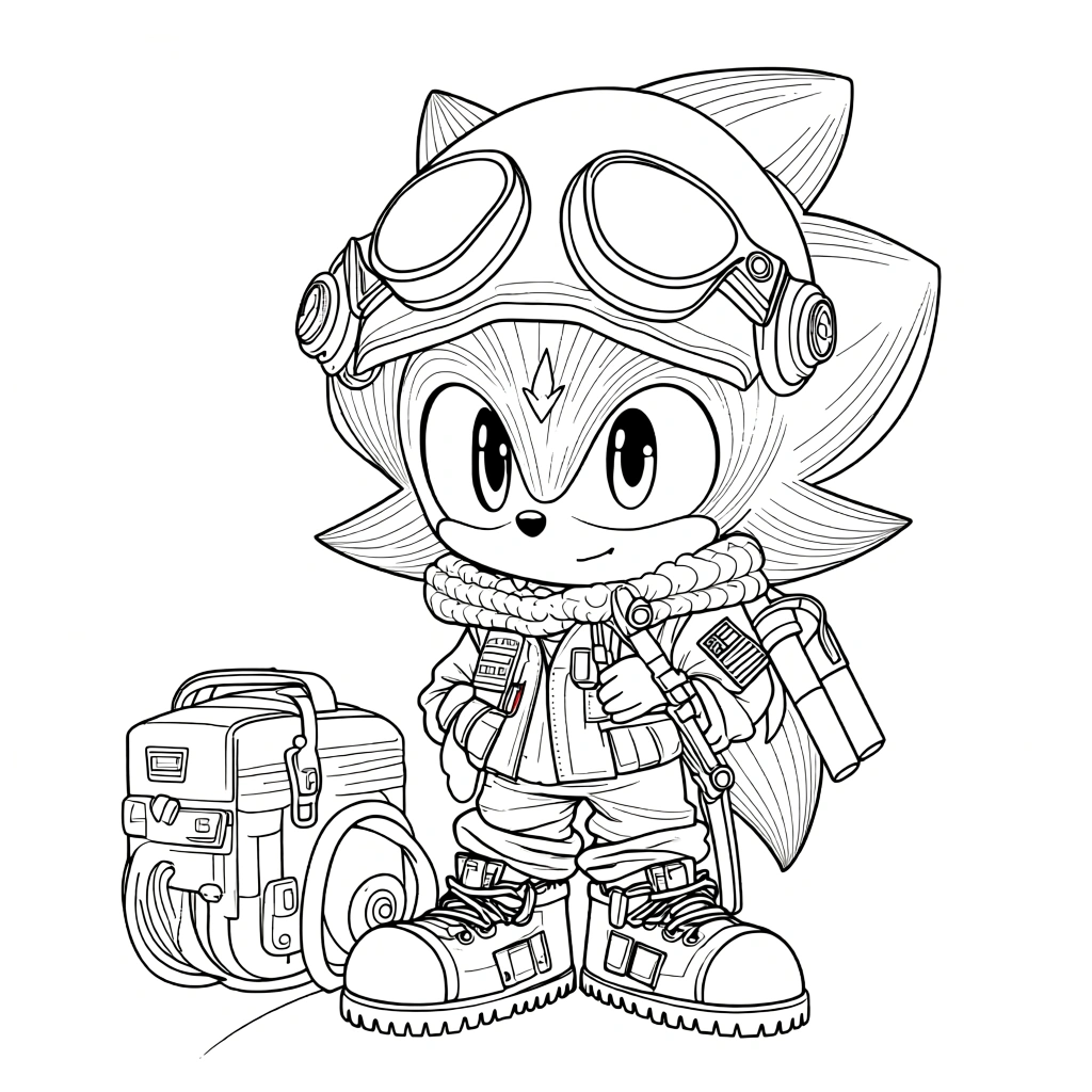 sonic coloring pages - adult coloring pages